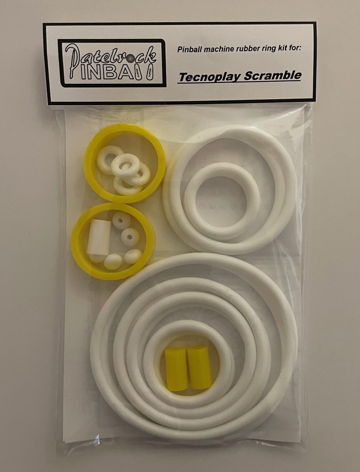 Tecnoplay Scramble Pinball Machine Rubber Ring Kit