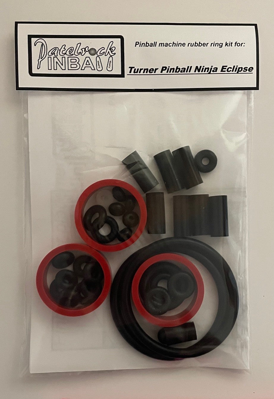 Turner Pinball Ninja Eclipse Pinball Machine Rubber Ring Kit