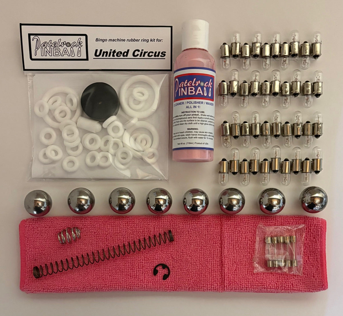 United Circus Bingo Machine Maintenance Kit