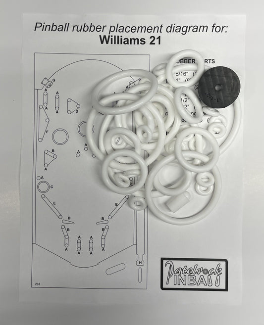 Williams 21 Pinball Machine Maintenance Kit