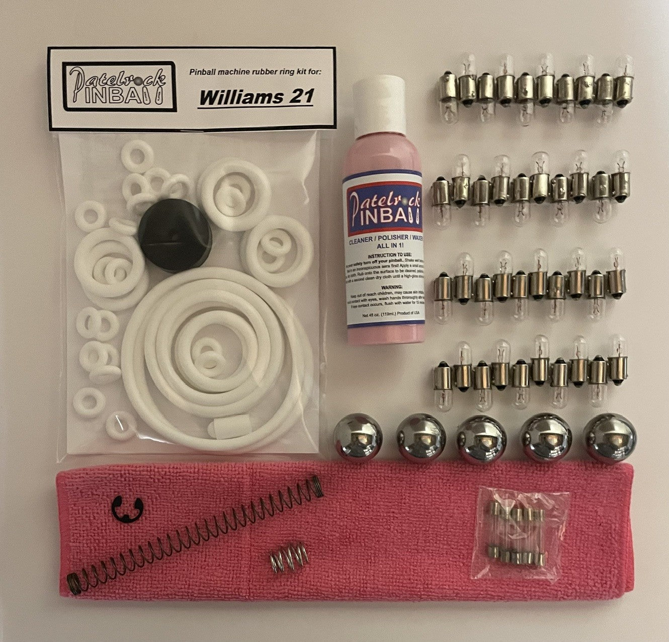 Williams 21 Pinball Machine Maintenance Kit