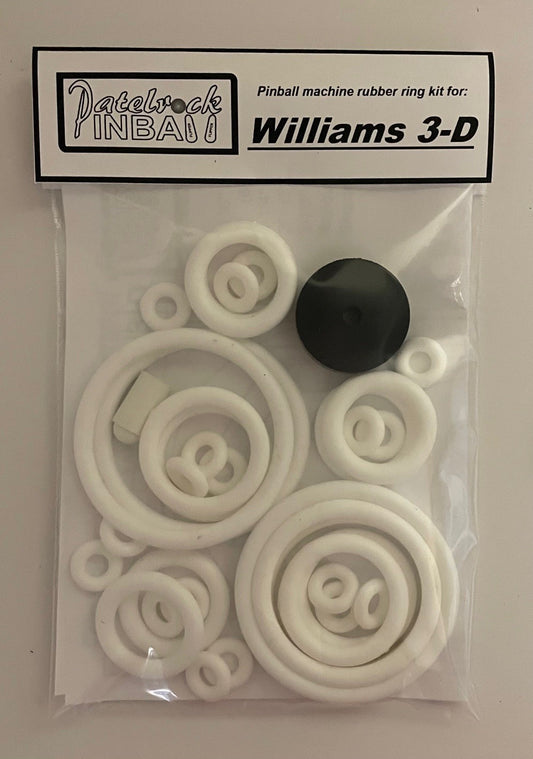 Williams 3-D Pinball Machine Rubber Ring Kit