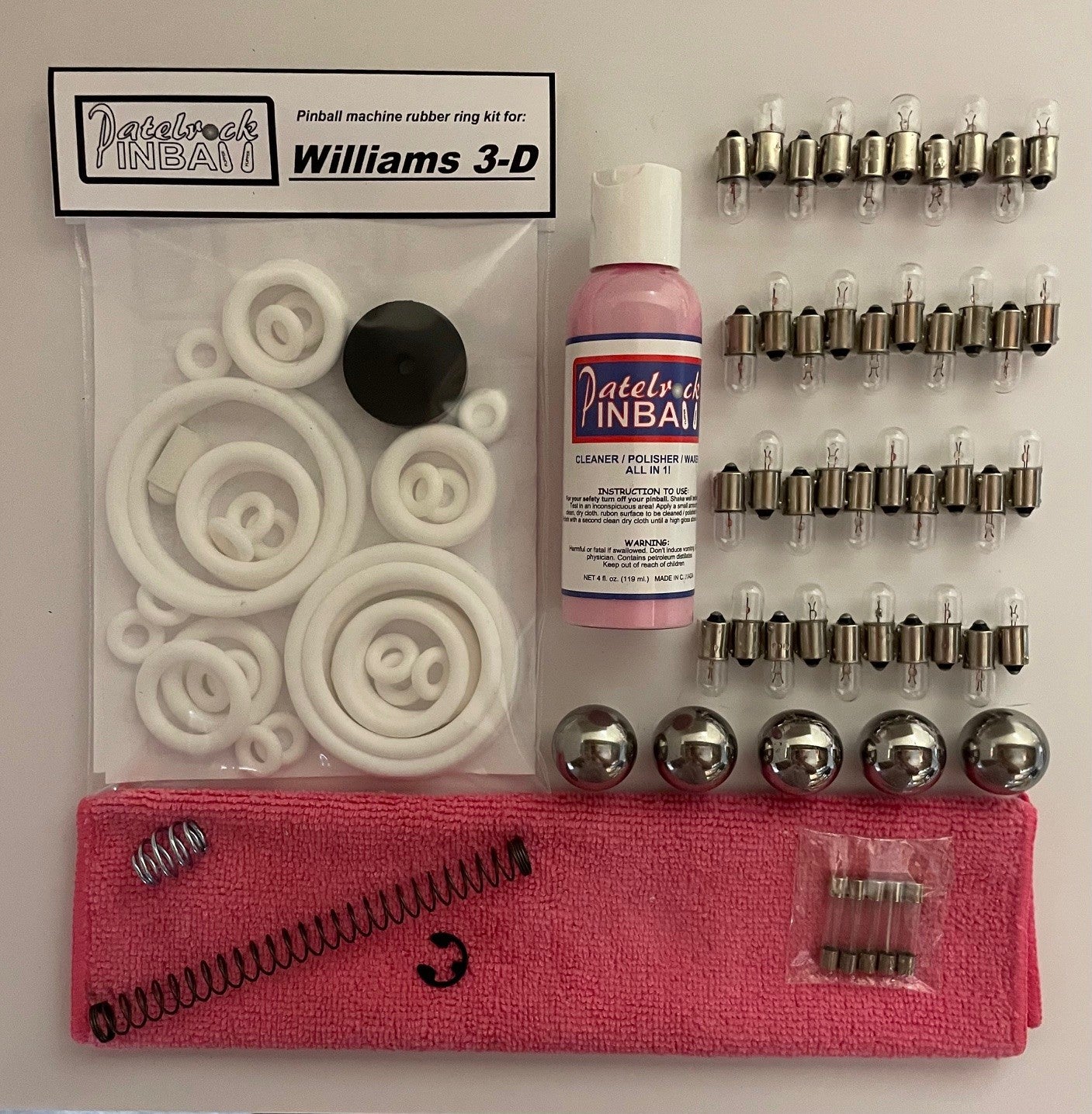 Williams 3-D Pinball Machine Maintenance Kit