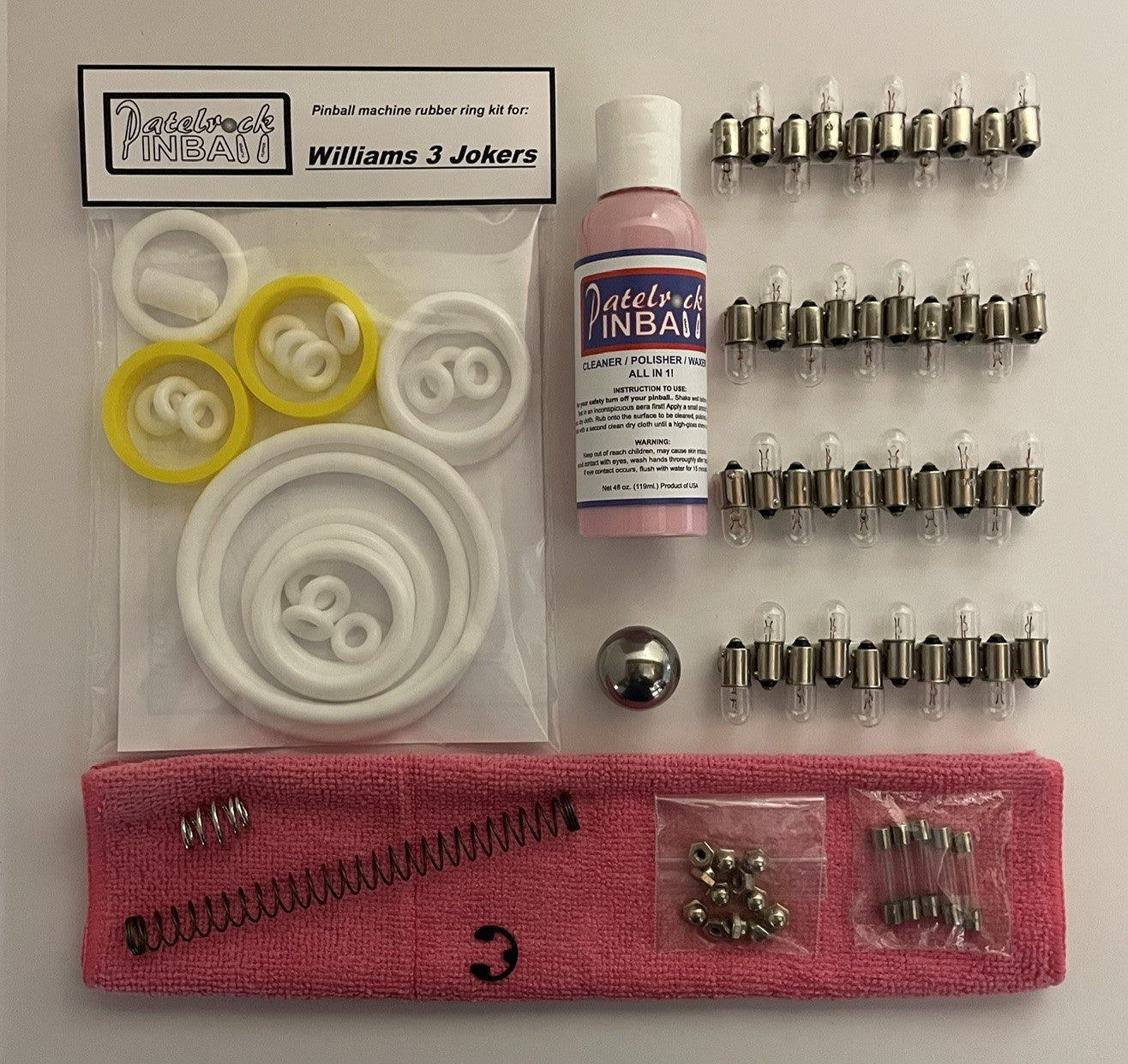 Williams 3 Jokers Pinball Machine Maintenance Kit