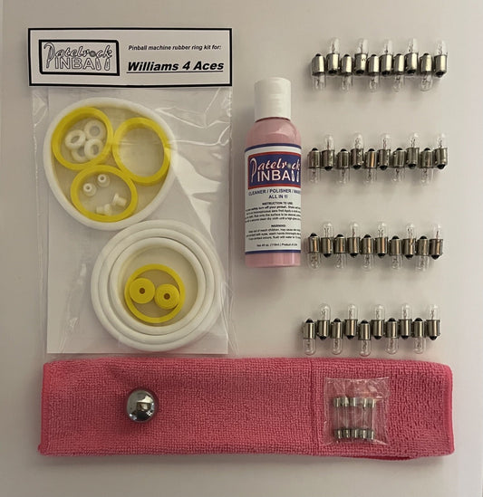 Williams 4 Aces Pinball Machine Maintenance Tune Up Kit