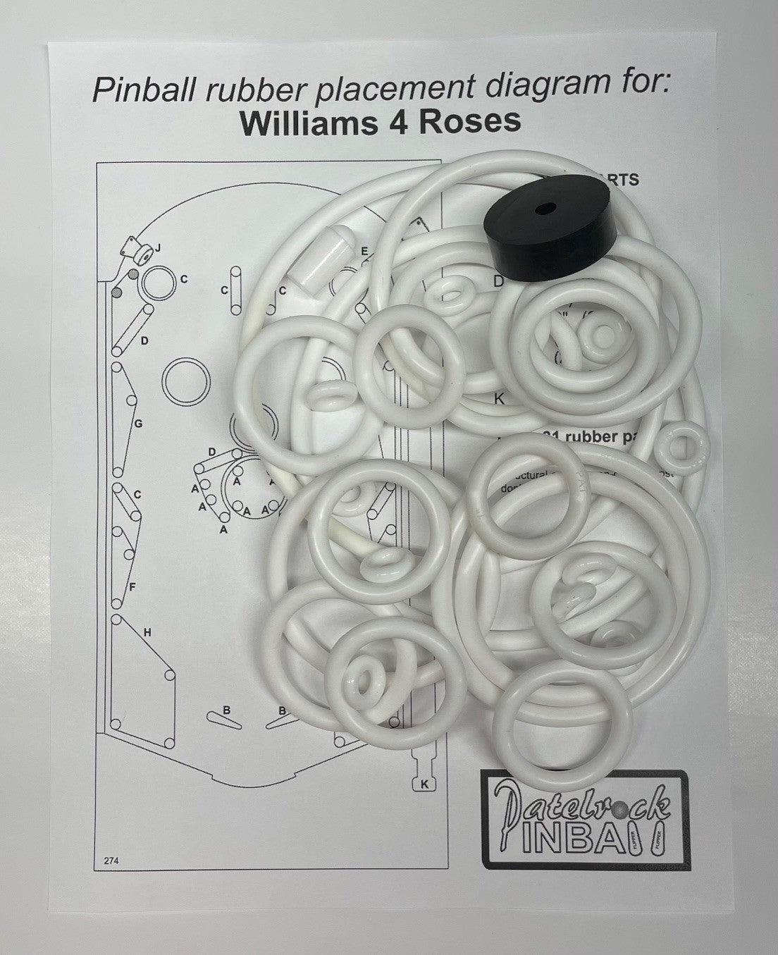 Williams 4 Roses Pinball Machine Maintenance Kit