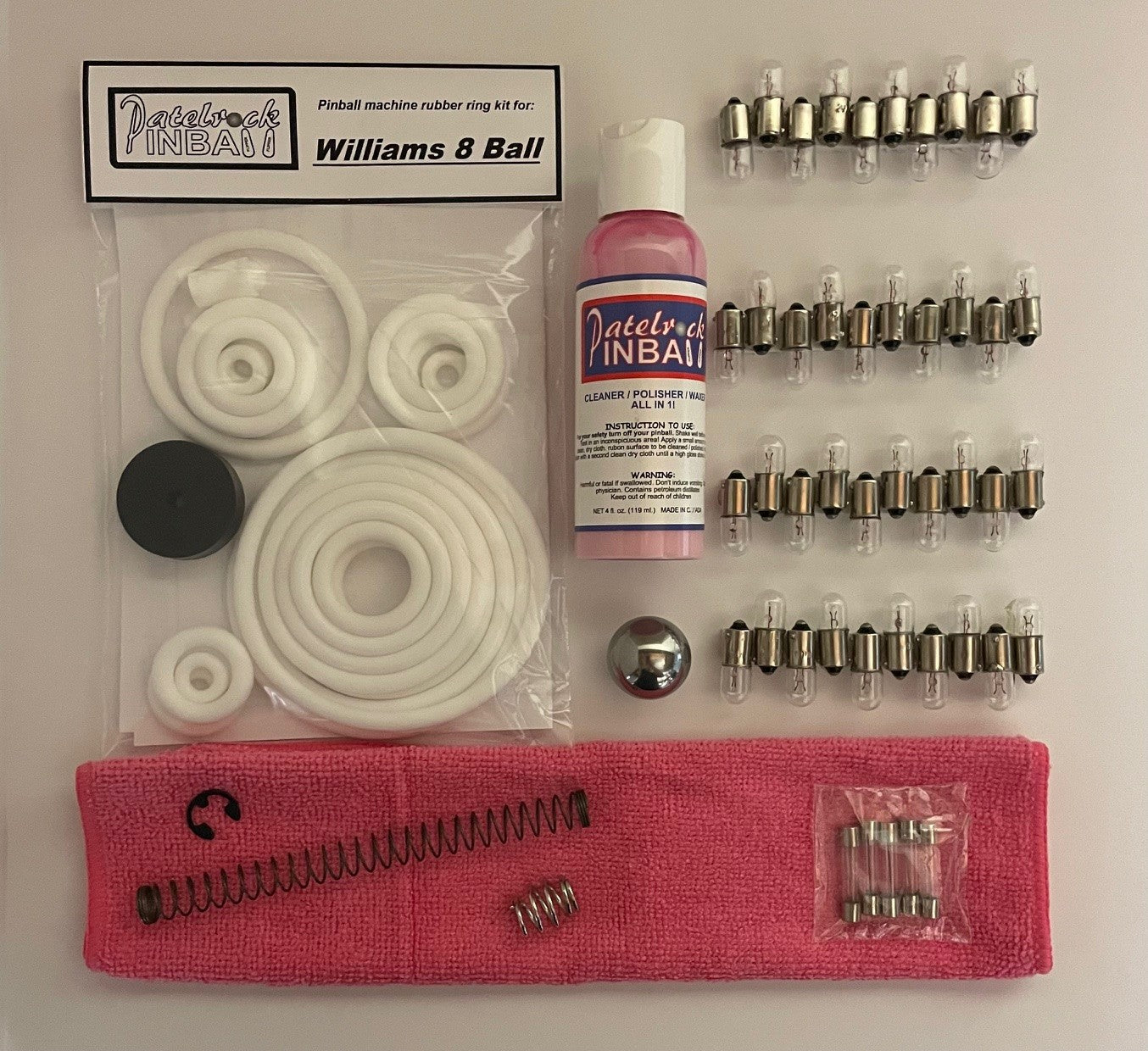 Williams 8 Ball (1966) Pinball Machine Maintenance Kit