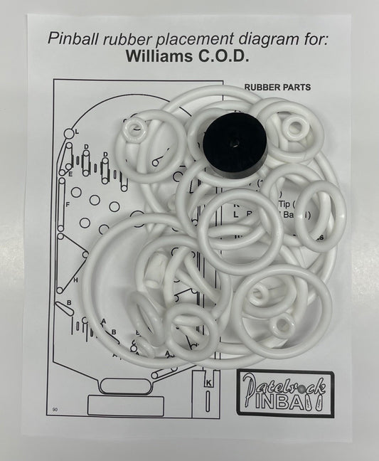 Williams C.O.D. Pinball Machine Maintenance Kit