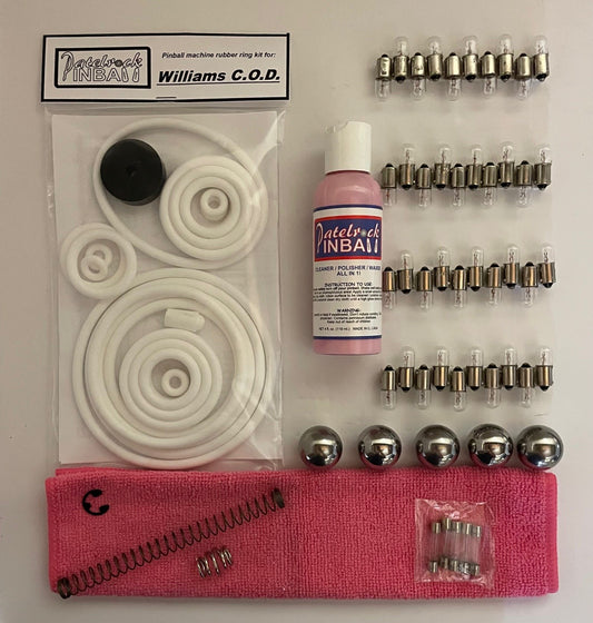 Williams C.O.D. Pinball Machine Maintenance Kit