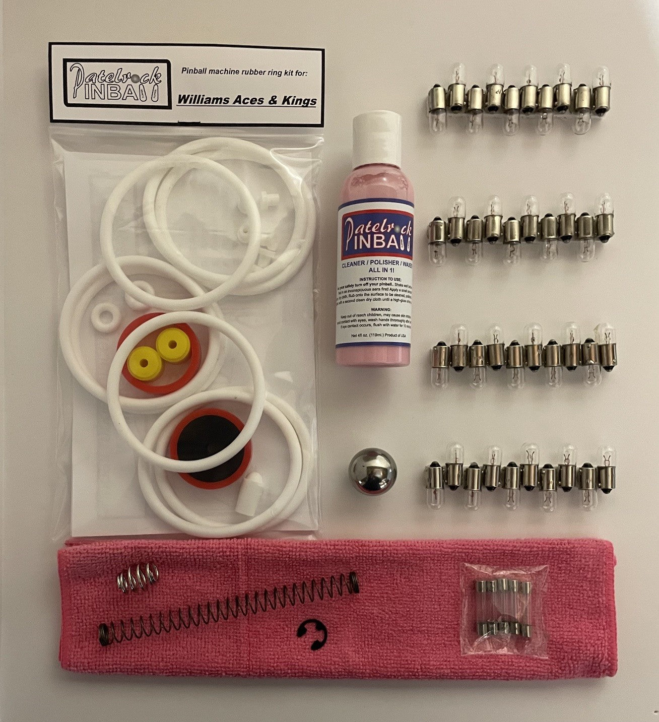 Williams Aces & Kings Pinball Machine Maintenance Kit