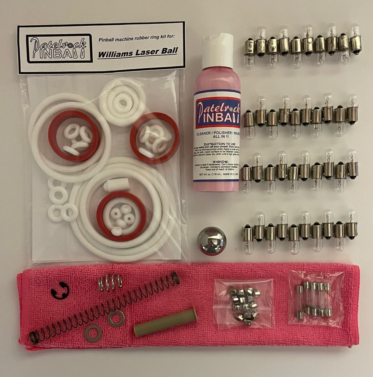 Williams Laser Ball Pinball Machine Maintenance Kit