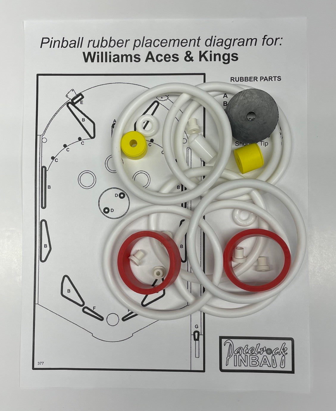 Williams Aces & Kings Pinball Machine Maintenance Kit