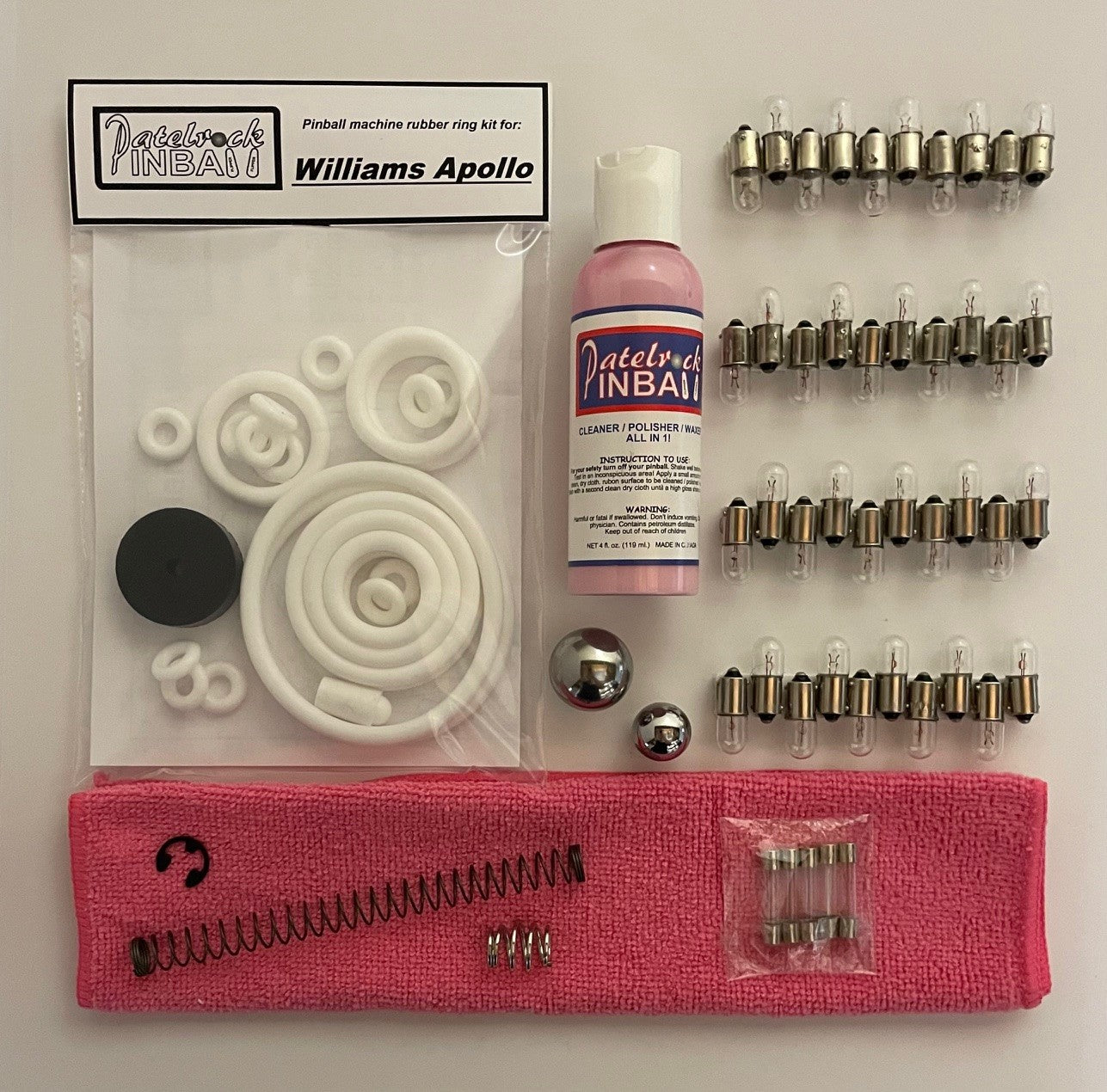 Williams Apollo Pinball Machine Maintenance Kit