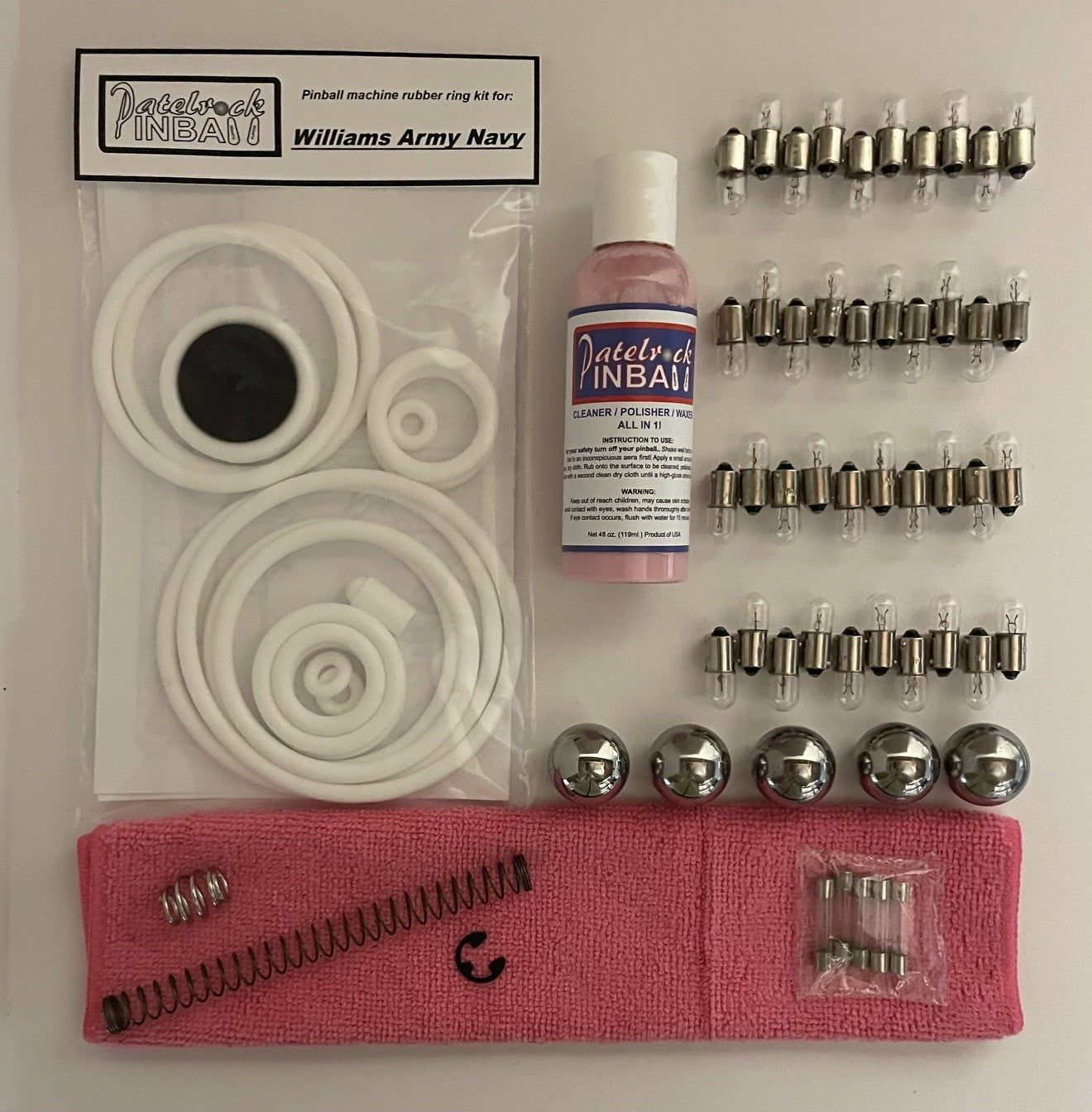 Williams Army Navy Pinball Machine Maintenance Kit