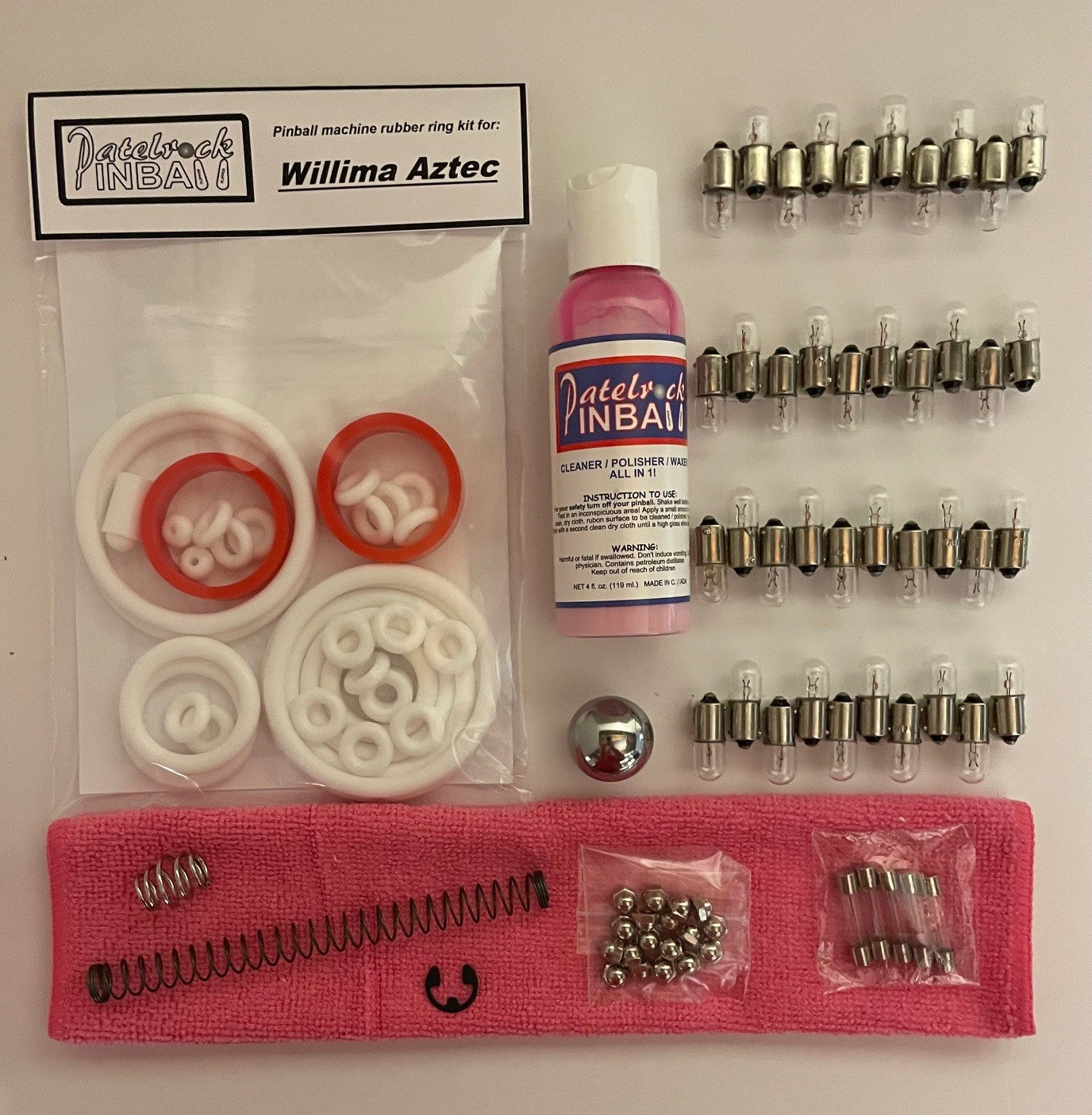 Williams Aztec Pinball Machine Maintenance Kit