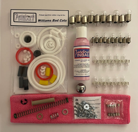 Williams Bad Cats Pinball Machine Maintenance Kit