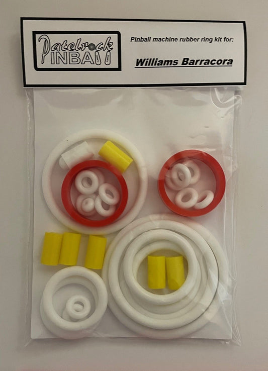 Williams Barracora Pinball Machine Rubber Ring Kit