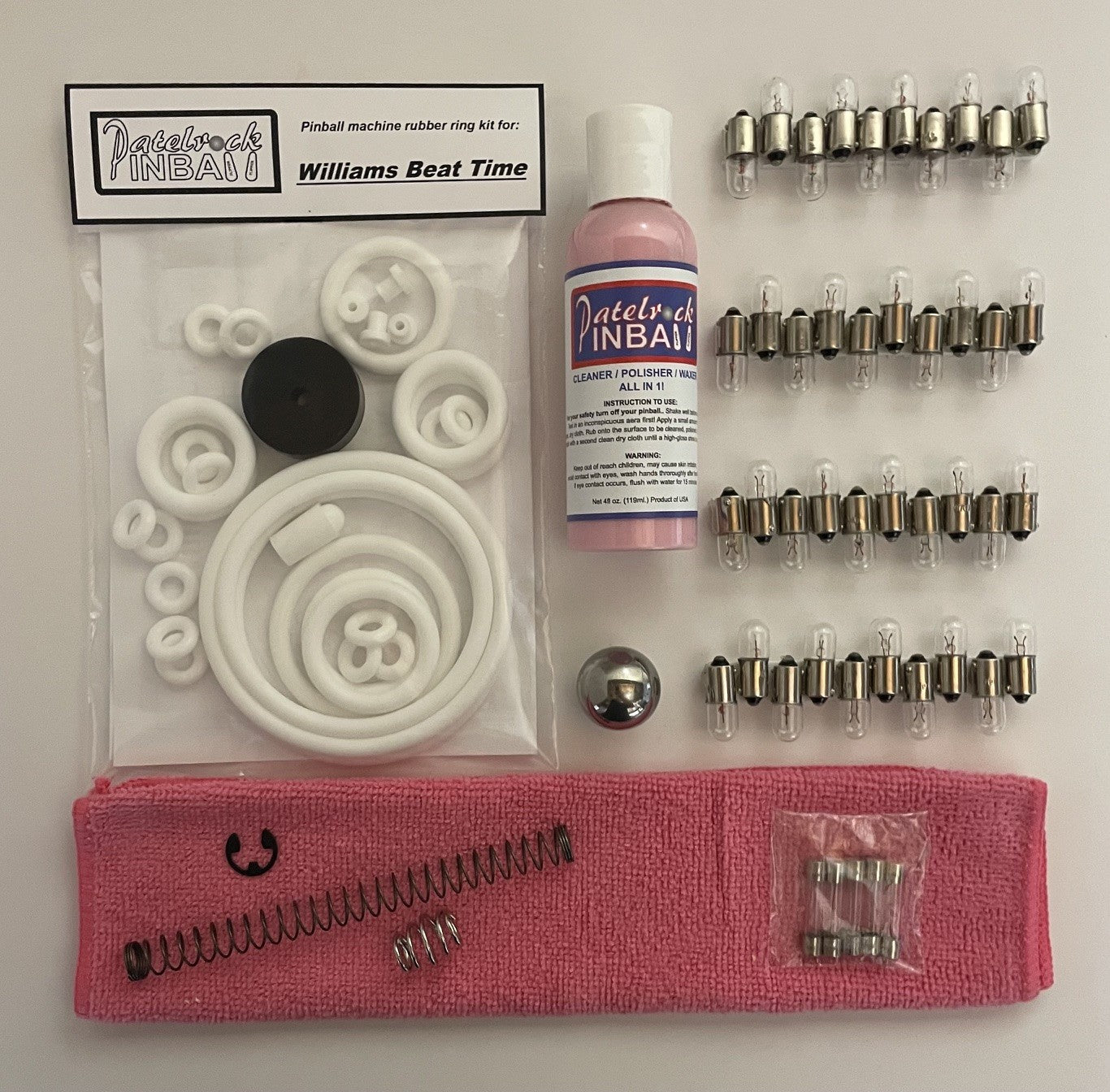 Williams Beat Time Pinball Machine Maintenance Kit