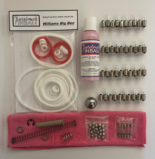Williams Big Ben Pinball Machine Maintenance Kit