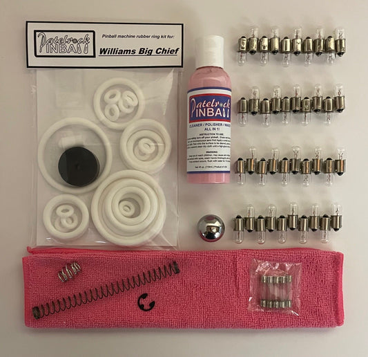 Williams Big Chief Pinball Machine Maintenance Kit