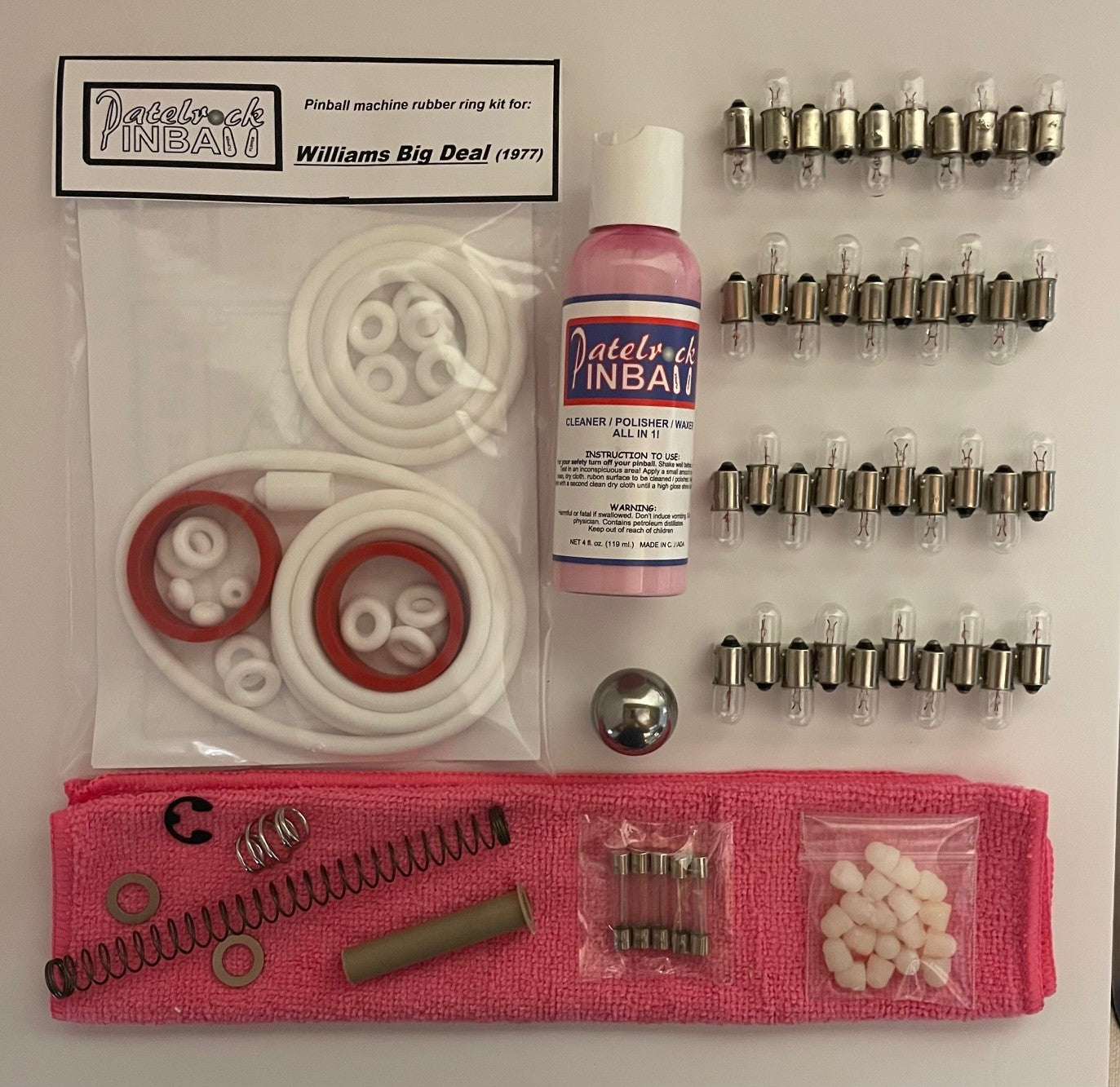 Williams Big Deal Pinball Machine Maintenance Kit