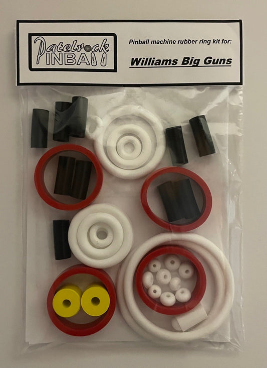 Williams Big Guns Pinball Machine Rubber Ring Kit