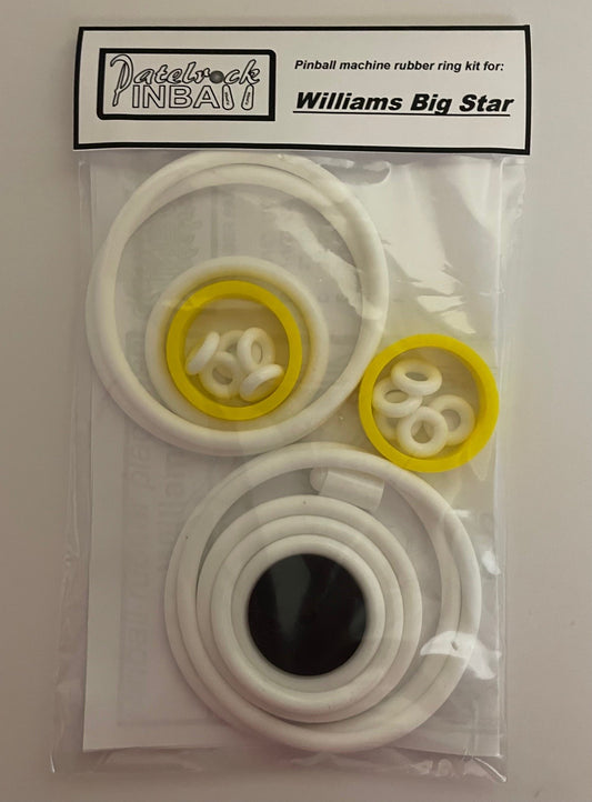 Williams Big Star Pinball Machine Rubber Ring Kit
