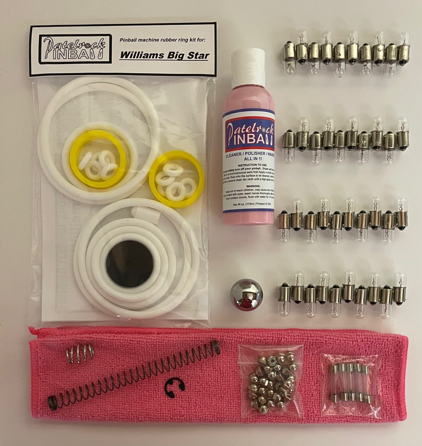 Williams Big Star Pinball Machine Maintenance Kit