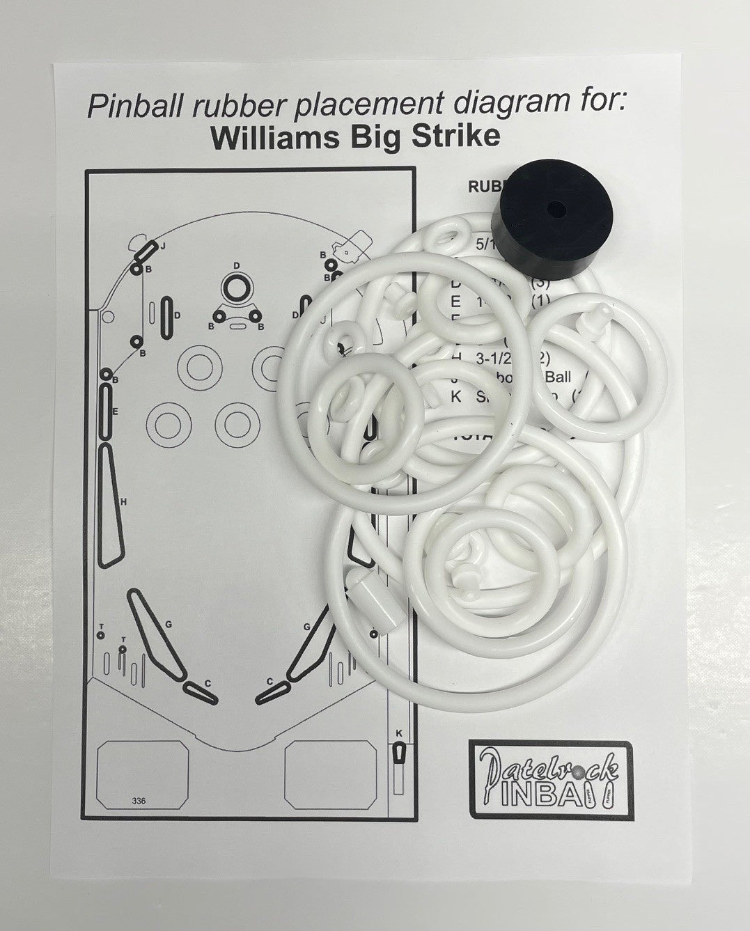 Williams Big Strike Pinball Machine Maintenance Kit