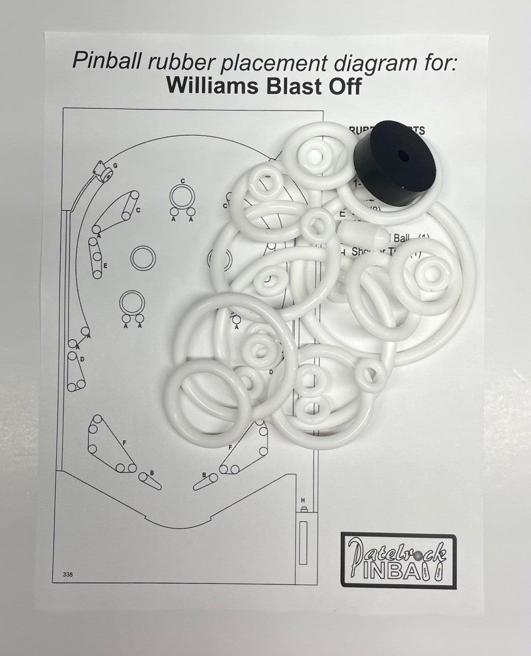 Williams Blast Off Pinball Machine Maintenance Kit