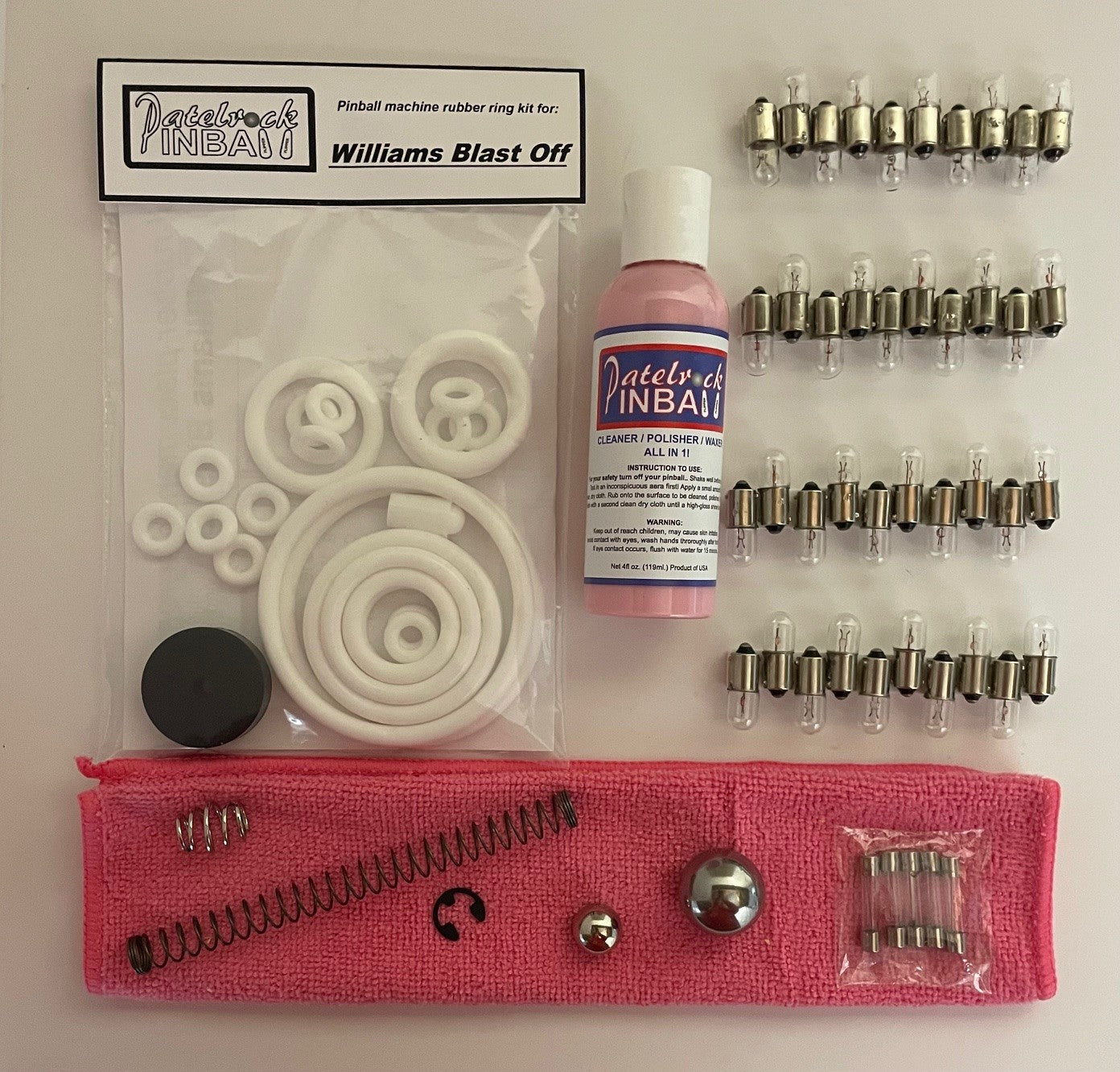 Williams Blast Off Pinball Machine Maintenance Kit