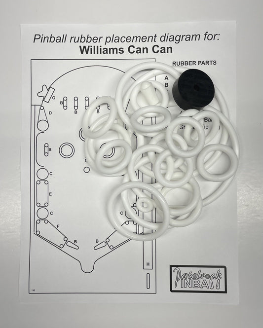 Williams Can Can Pinball Machine Maintenance Kit