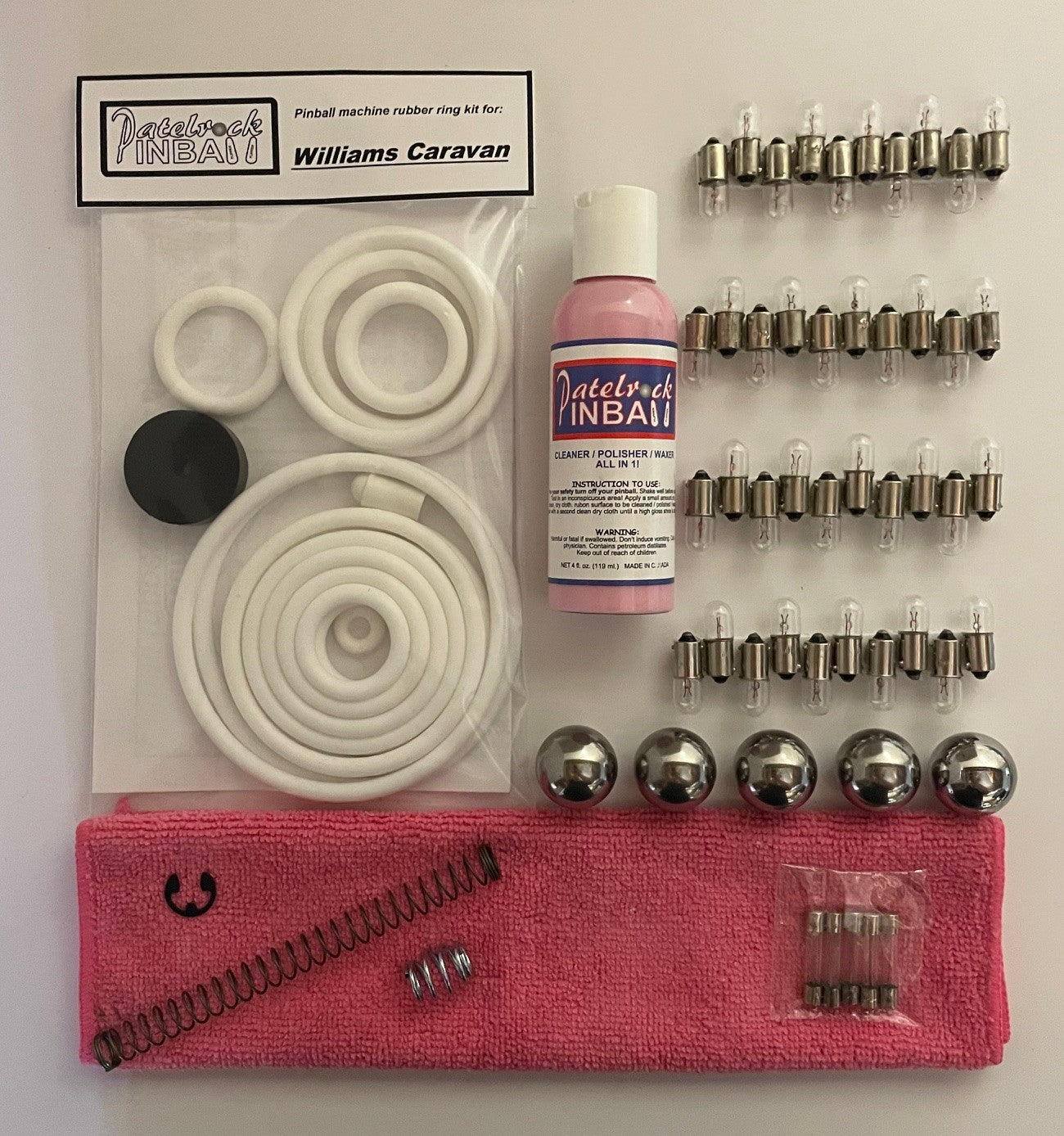 Williams Caravan Pinball Machine Maintenance Kit