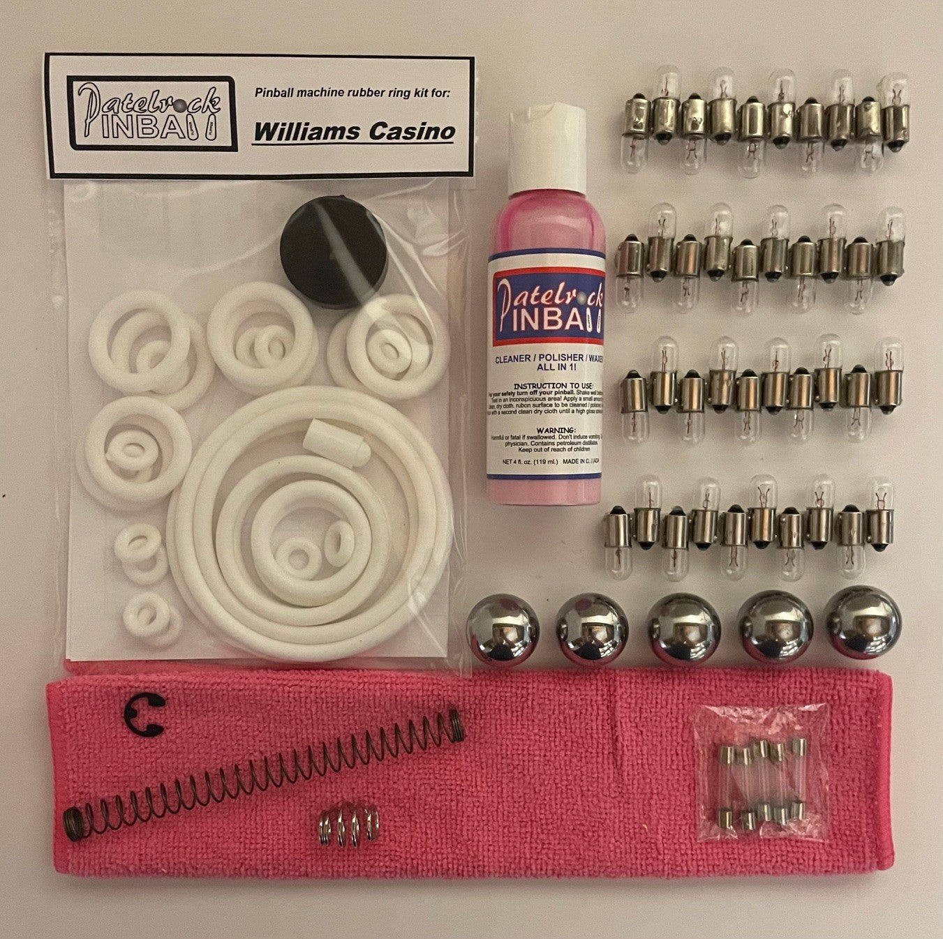 Williams Casino Pinball Machine Maintenance Kit