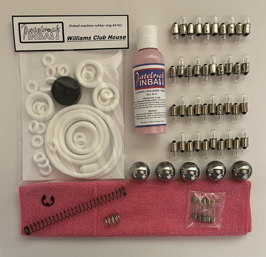 Williams Club House Pinball Machine Maintenance Kit