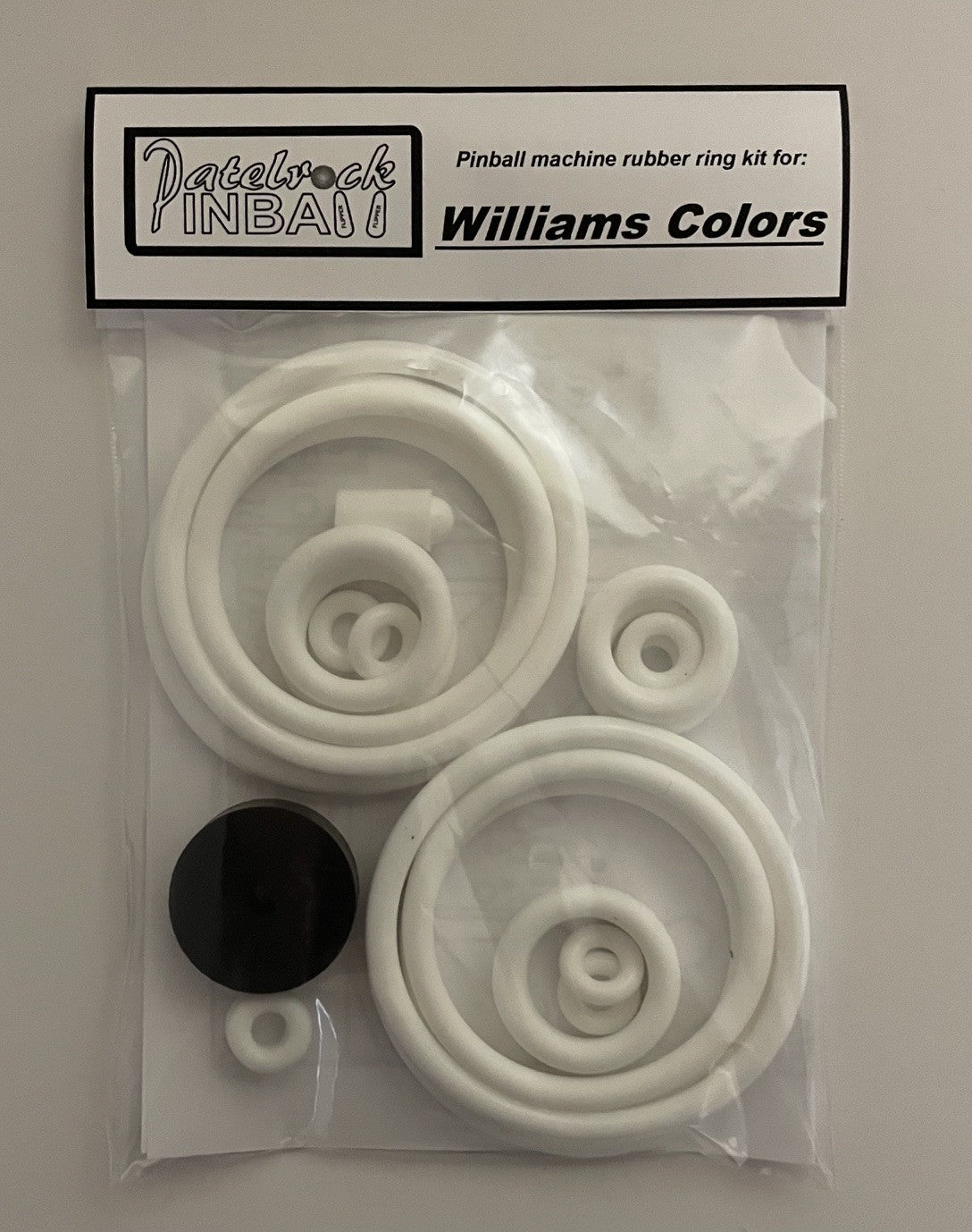 Williams Colors Pinball Machine Rubber Ring Kit