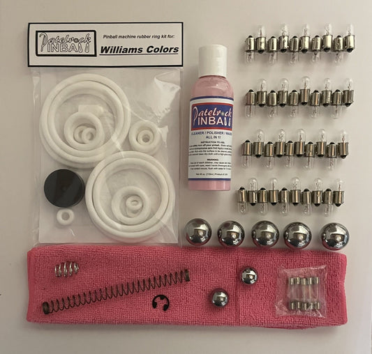 Williams Colors Pinball Machine Maintenance Kit