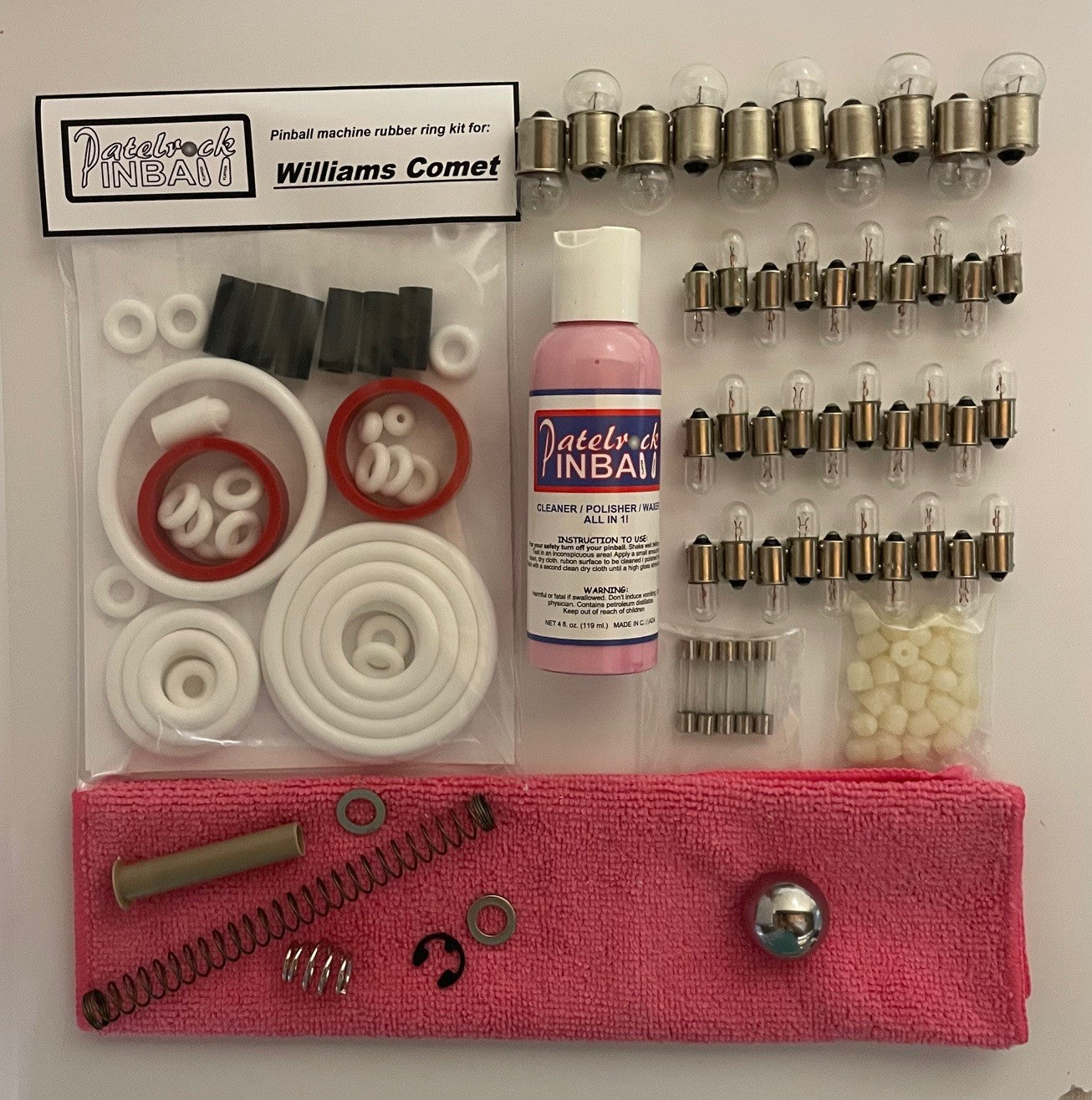 Williams Comet Pinball Machine Maintenance Kit