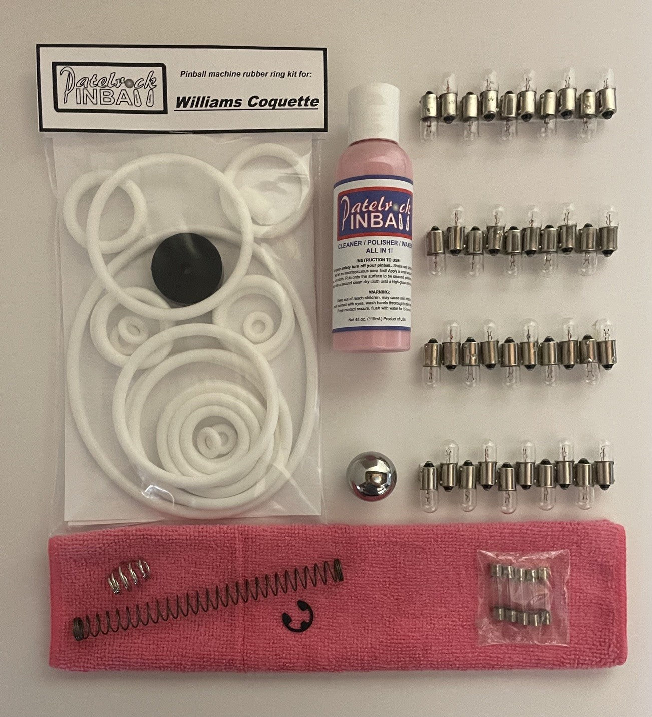 Williams Coquette Pinball Machine Maintenance Kit
