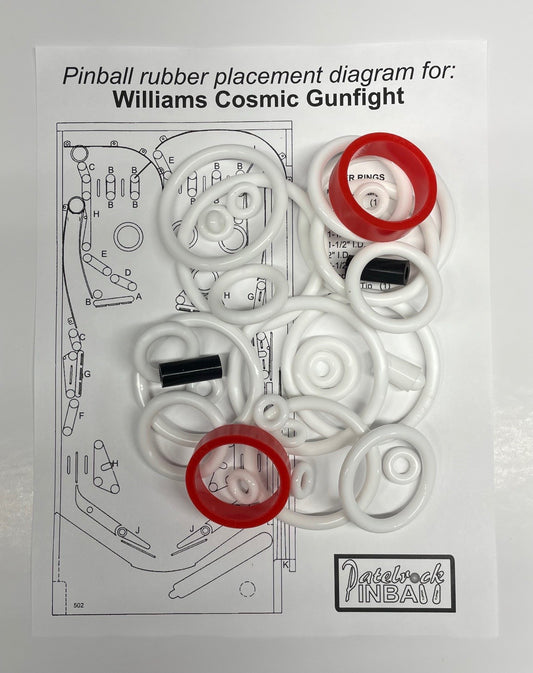 Williams Cosmic Gunfight Pinball Machine Maintenance Kit