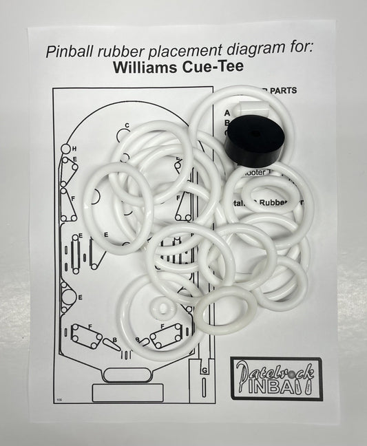 Williams Cue Tee Pinball Machine Maintenance Kit