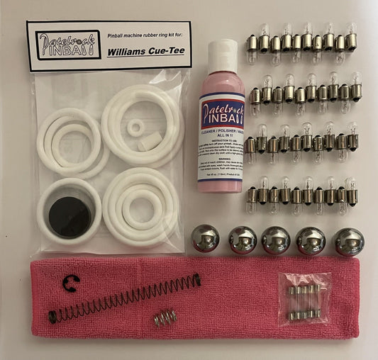 Williams Cue Tee Pinball Machine Maintenance Kit