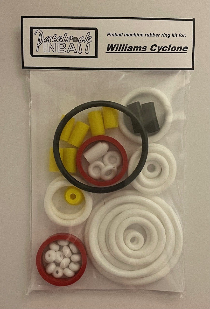 Williams Cyclone Pinball Machine Rubber Ring Kit modifer sleeve