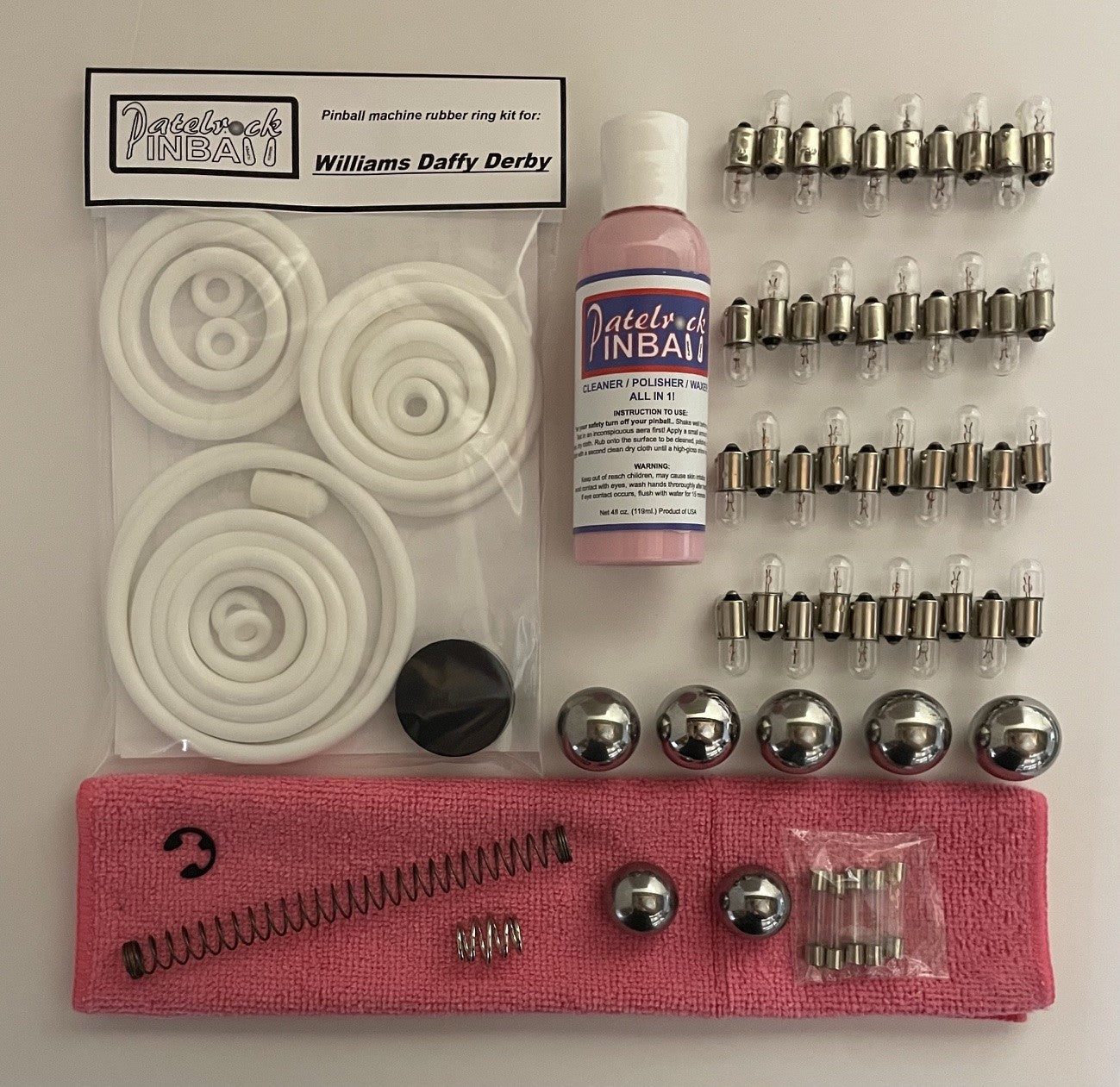Williams Daffy Derby Pinball Machine Maintenance Kit