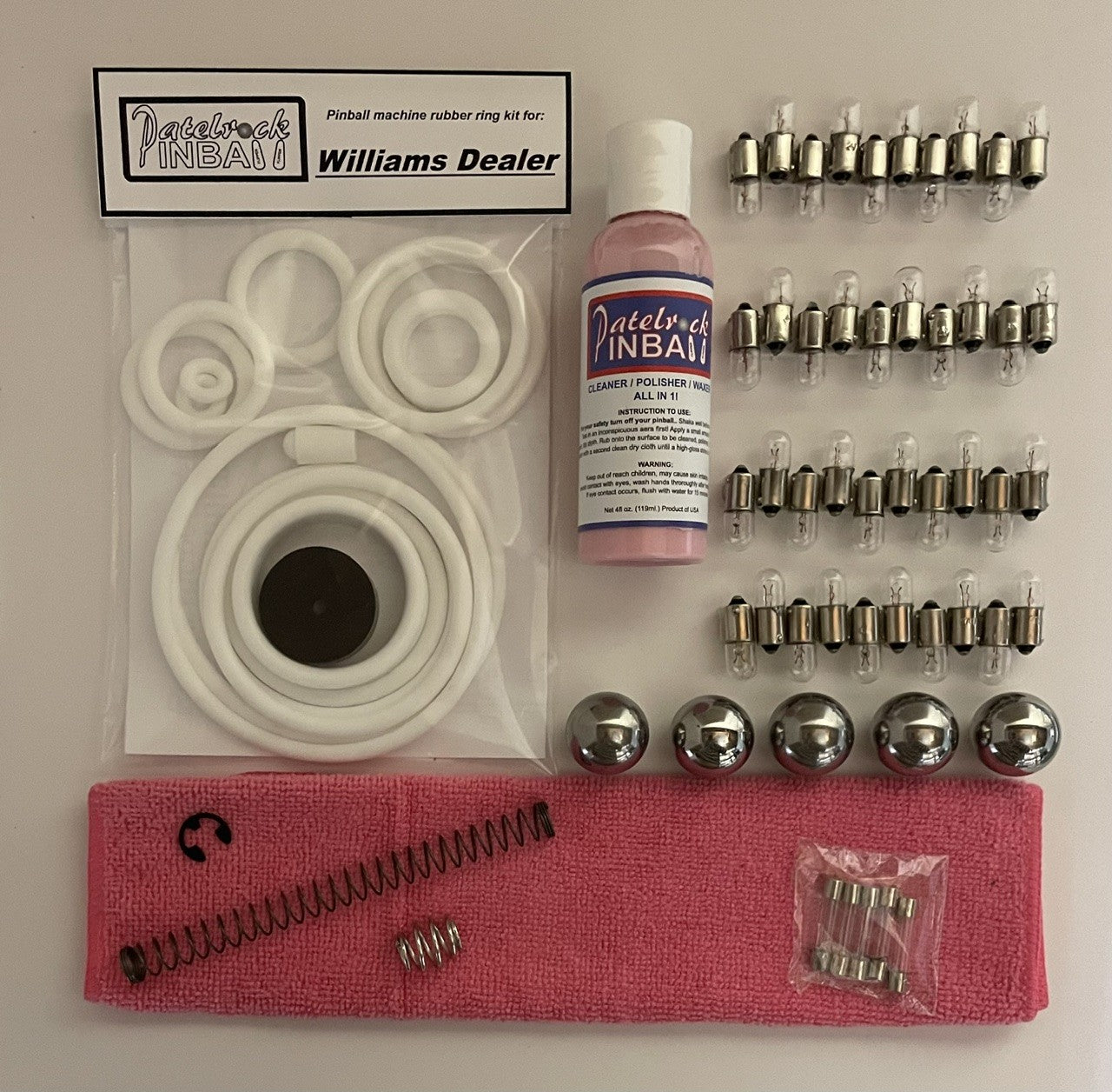 Williams Dealer Pinball Machine Maintenance Kit