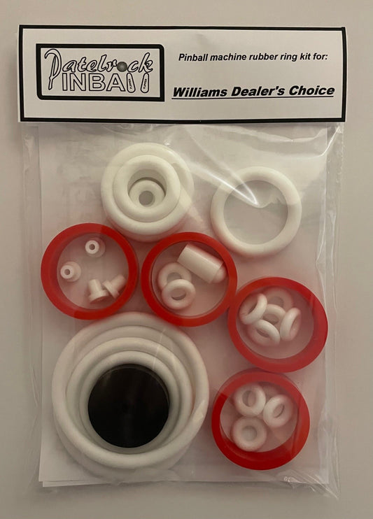 Williams Dealear's Choice Pinball Machine Rubber Ring Kit