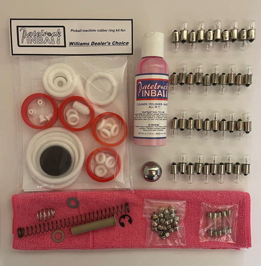 Williams Dealer's Choice Pinball Machine Maintenance Kit