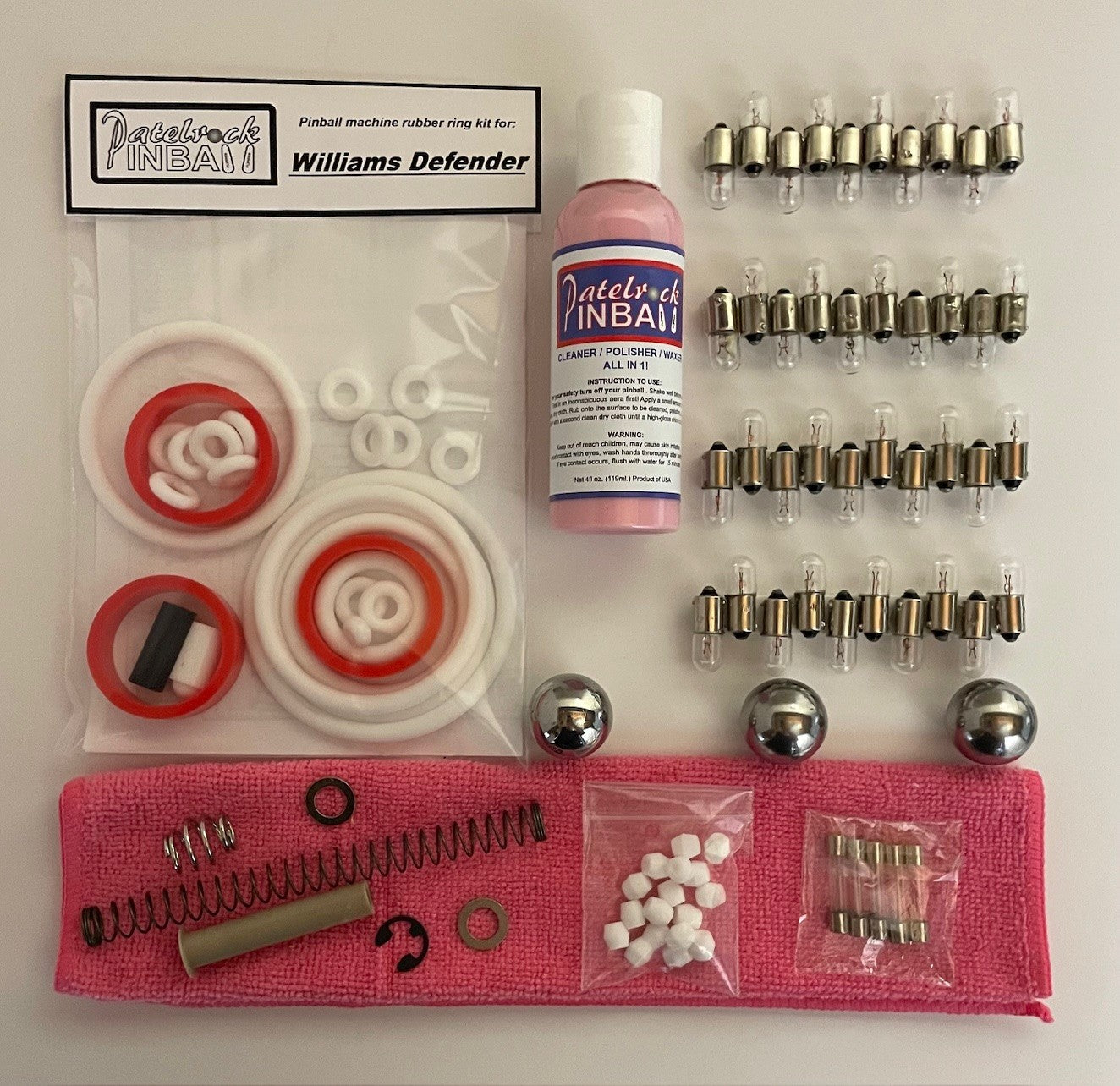Williams Defender Pinball Machine Maintenance Kit