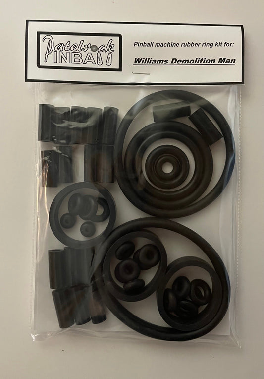Williams Demolition Man Pinball Machine Rubber Ring Kit