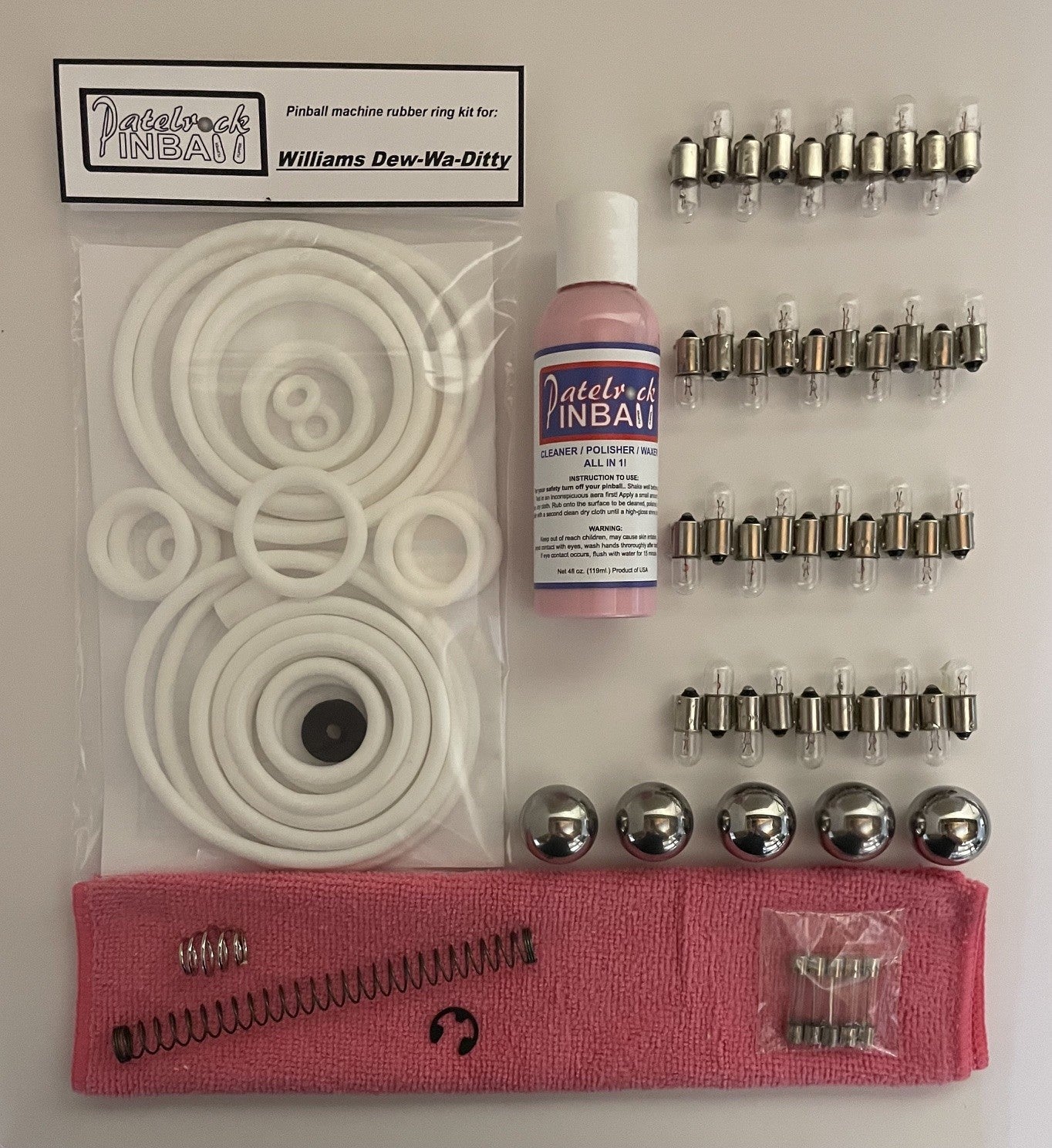 Williams Dew-Wa-Ditty Pinball Machine Maintenance Kit